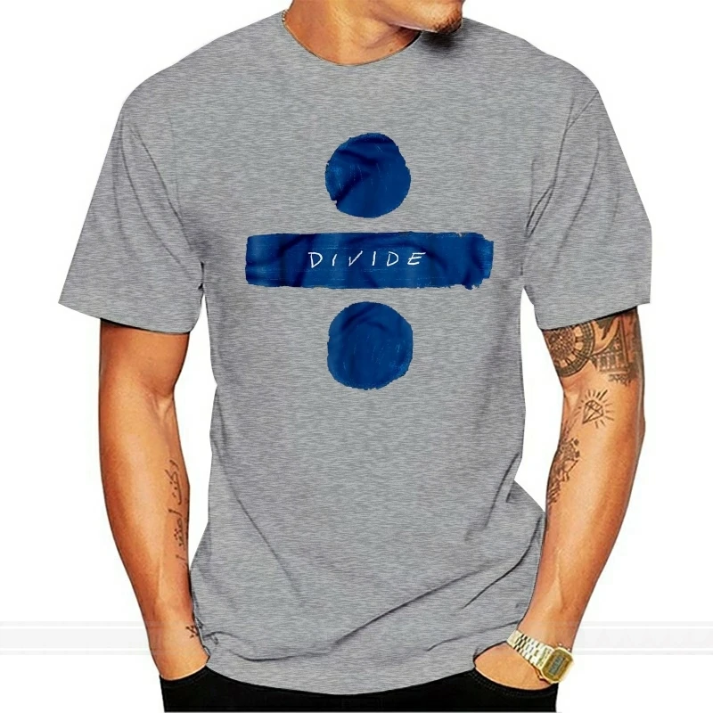 Divide Ed Streetwear Harajuku 100%Cotton Men'S Tshirt Sheeran Tshirts male brand teeshirt men summer cotton t shirt
