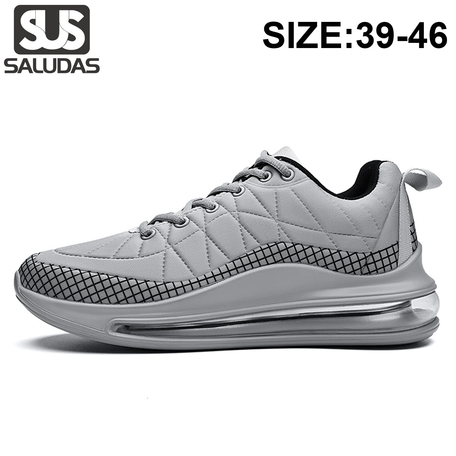 

SALUDAS Men Running Sneakers Air Cushion Casual Shoe Zapatillas Hombre Comfortable Non-slip Walking Shoes Men Tennnis Shoes