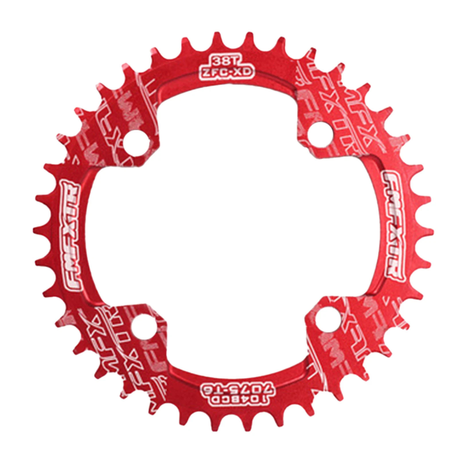 

Bicycle Crank 104BCD Round Shape Narrow Wide 32T/34T/36T/38T/40T/42T Chainring Bicycle Chainwheel Circle Single Plate