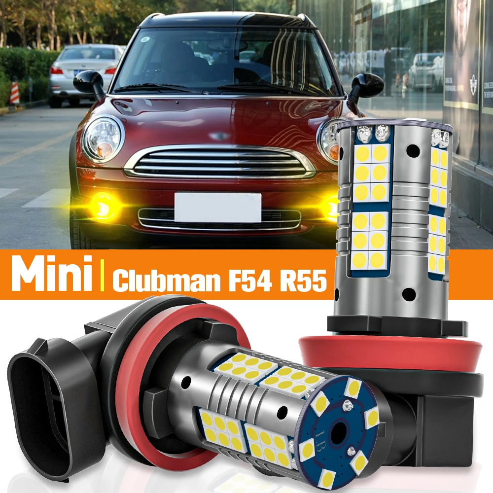 Светодиодная противотуманная лампа 2 шт. для Mini Cooper Clubman F54 R55 2007 2008 2009 2010 2011 2012 2013 2014