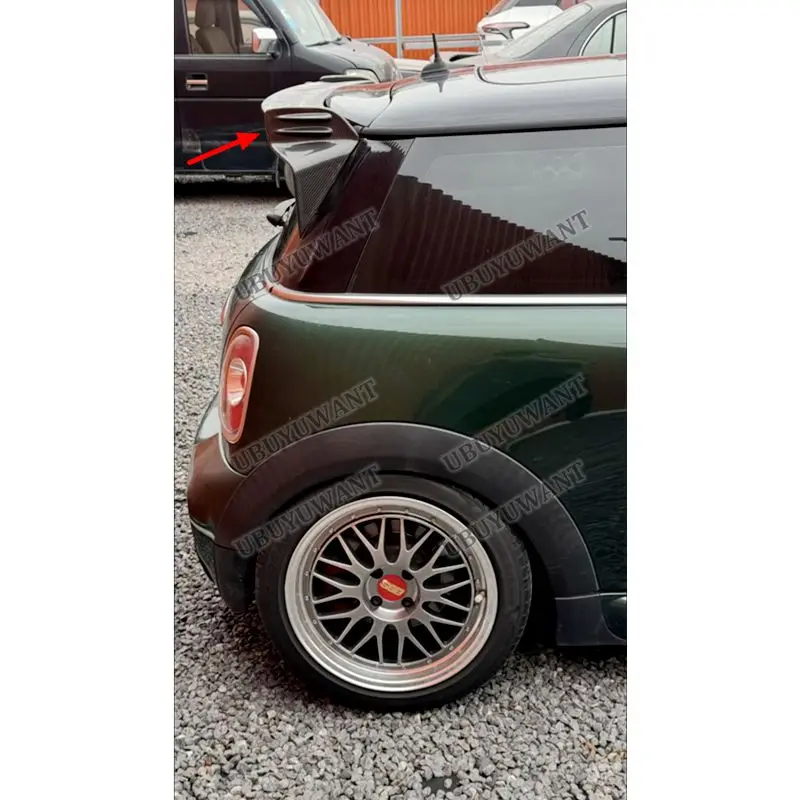 Фото Для BMW Mini Cooper 2006-13 R50 R53 R56 Ver.2.11/2.12 Тип B Стиль JCW Высококачественный карбоновый задний спойлер-антикрыло на крышку багажника №2