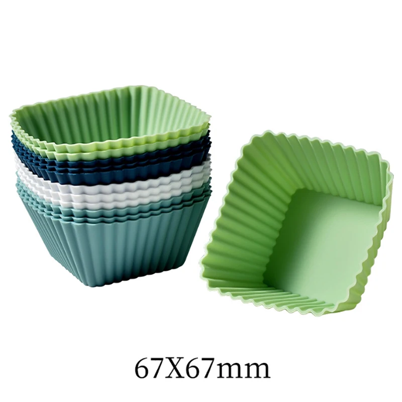 

Силиконовые формочки для кексов 12 шт.