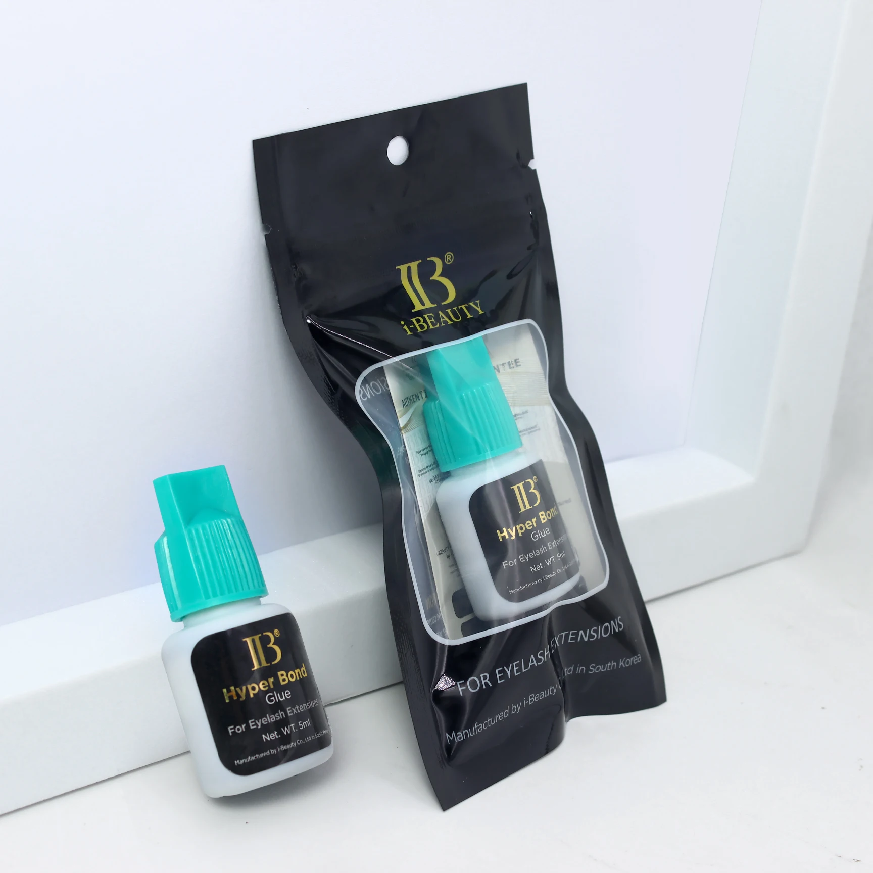 Фото 10 флаконов клея IBeauty Hyper Bond для наращивания ресниц, 5 мл, синяя крышка, корейские инструменты для макияжа, быстросохнущий (0,5 с), профессиональный магазин №4