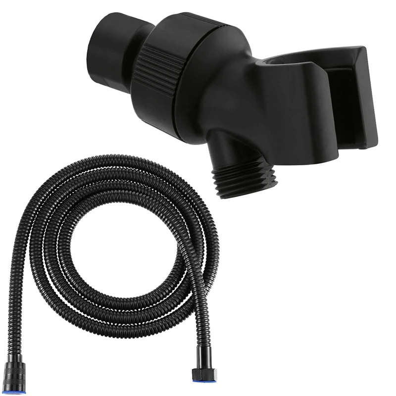 

59 Inch Stainless Steel Shower Hose With Adjustable Shower Arm Holder Shower Head Holder Replacement Shower Hose Holder