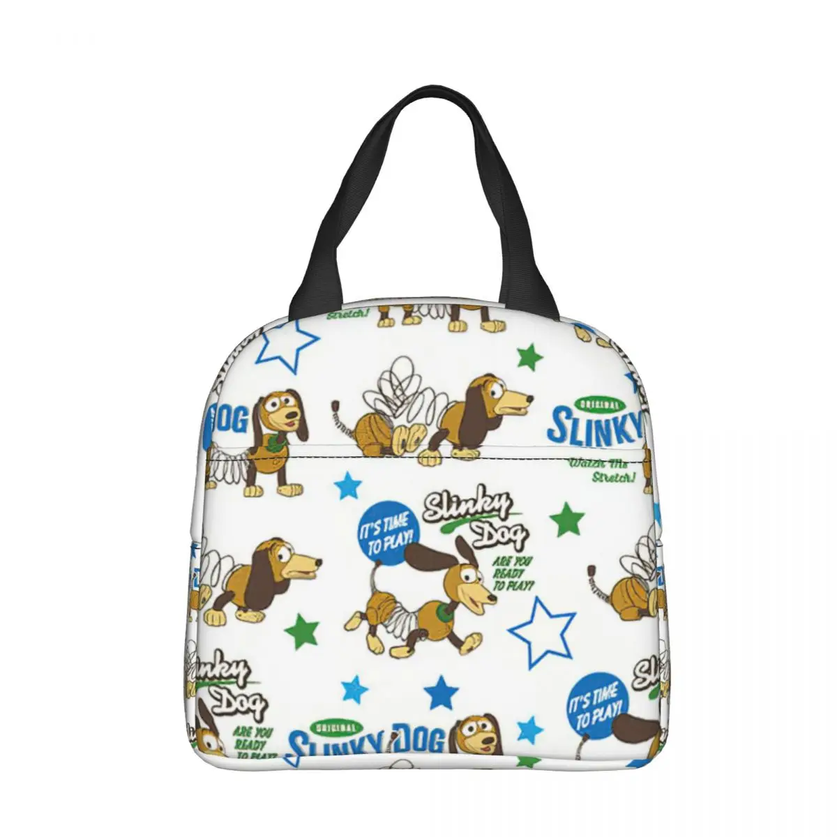 

Disney Toy Story Slinky Dog Insulated Lunch Bags High Capacity Cartoon Lunch Container Thermal Bag Tote Lunch Box Food Bag