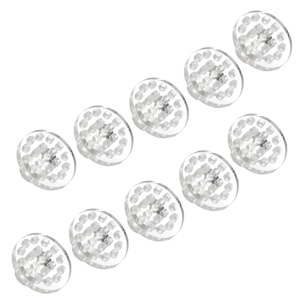 

10pcs Frag Rack Aquarium Coral Support Round Acrylic Coralline Plug for Fish Tank