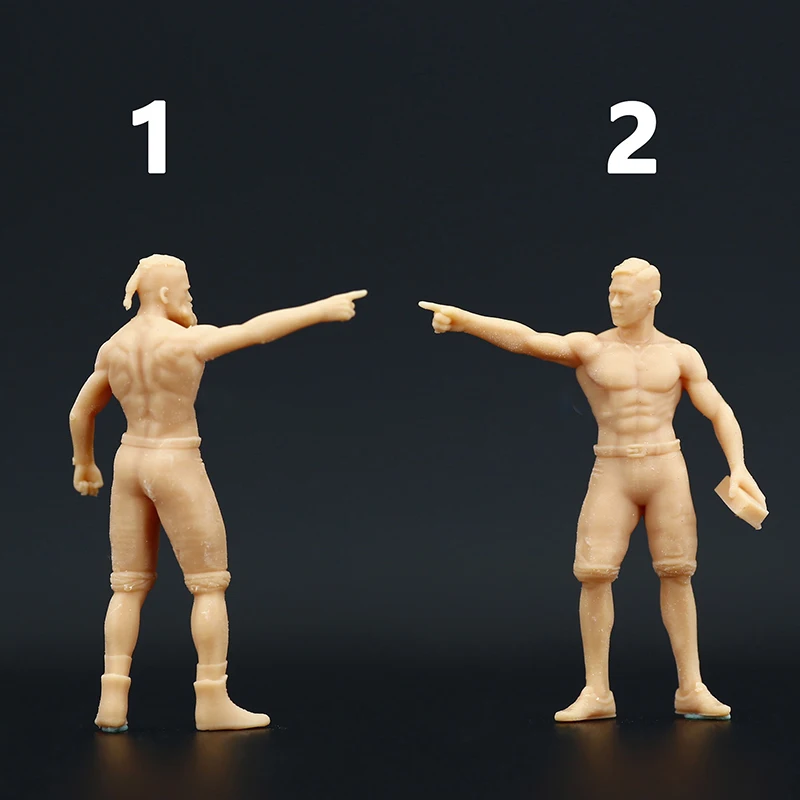 

Коллекция 1/64 года, наборы моделей из смолы для мускулистых мужчин, фигурки из смолы на 2 человека, миниатюрный ландшафт, модель GK, Диона, несобранная, Неокрашенная, игрушка «сделай сам»
