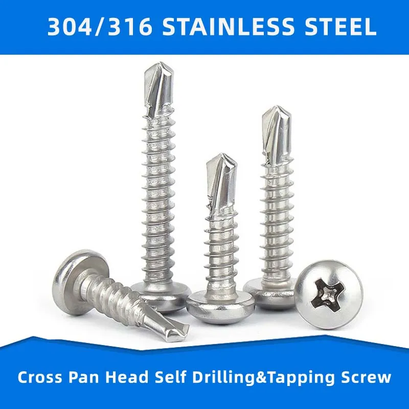 

Самонарезающий винт из нержавеющей стали, 304 / 316