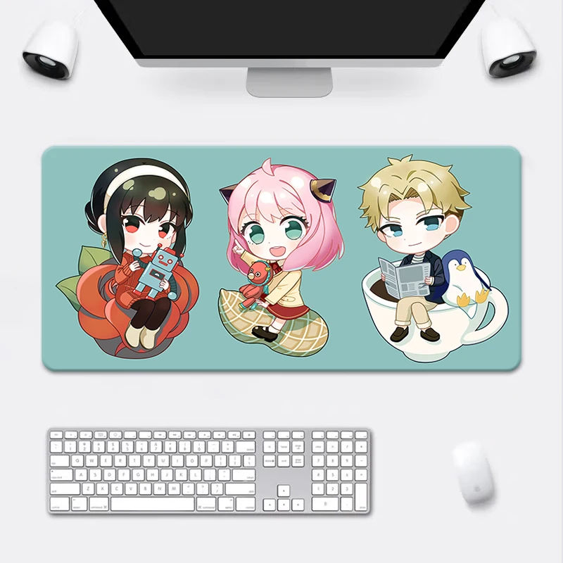 

Mause Pad Anime SPY FAMILY Kawaii Mouse Pads Yor Gamer Accessories Non-slip Lloyd Cute Desk Forger Anya Rubber Computer Desks