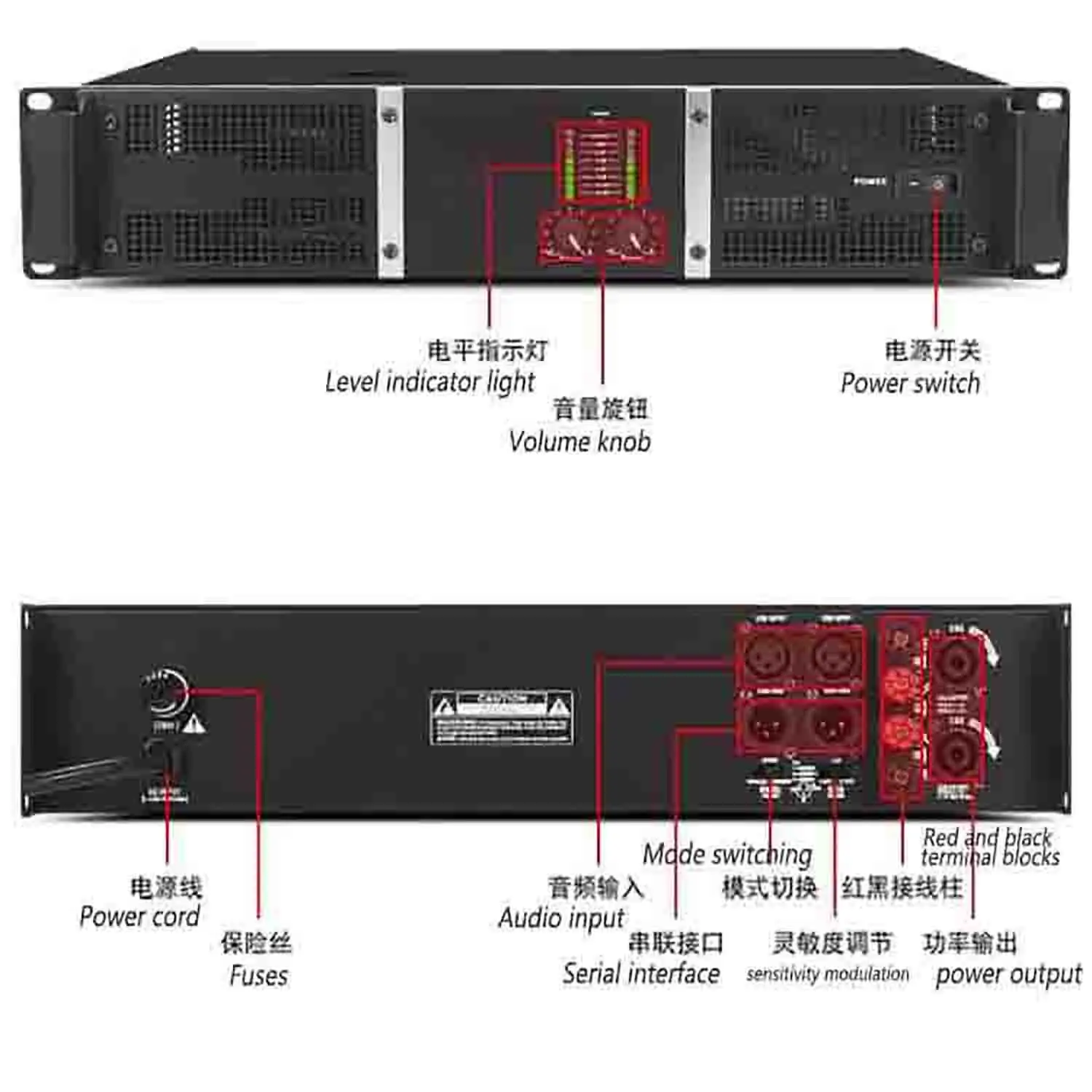 GAP-MX2400 профессиональный усилитель сценическая производительность ktv домашний