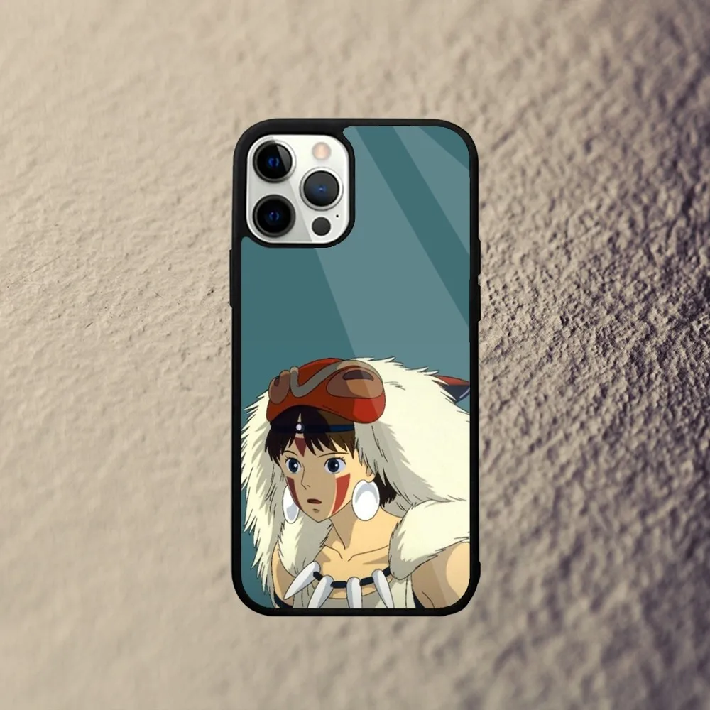 Чехол Для Телефона Anime M-Mononoke Hime iPhone 15/14/13/12/11/Plus/Pro/Max/Mini Magsafe — Совместимый С