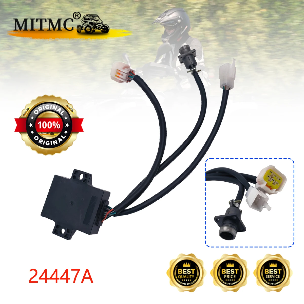 

Электронный контроллер переключения 2WD/4WD для Linhai 400 CUV ATV 400-2D 2B original 24447A