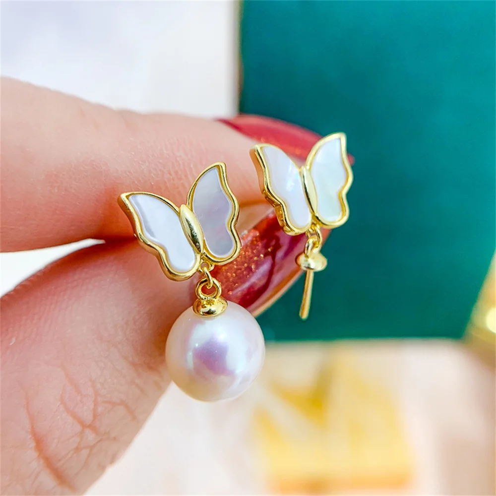 

Серьги-гвоздики из серебра 925 пробы с жемчугом