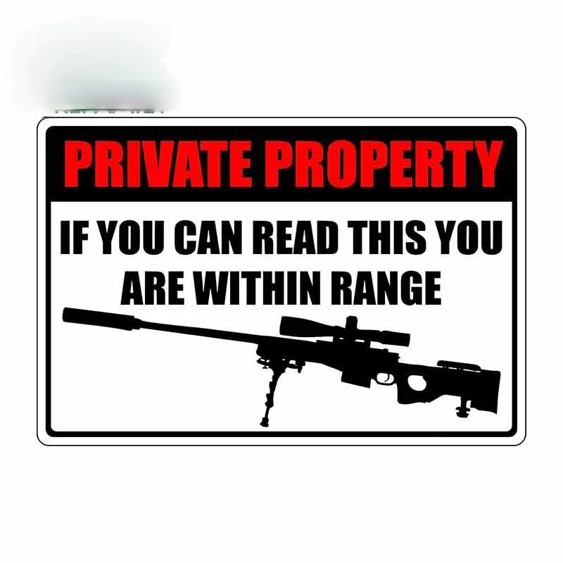 13/17 см автомобильные наклейки для личной собственности на радиусе действия, знак снайперской винтовки, забавный солнцезащитный водонепроницаемый M85
