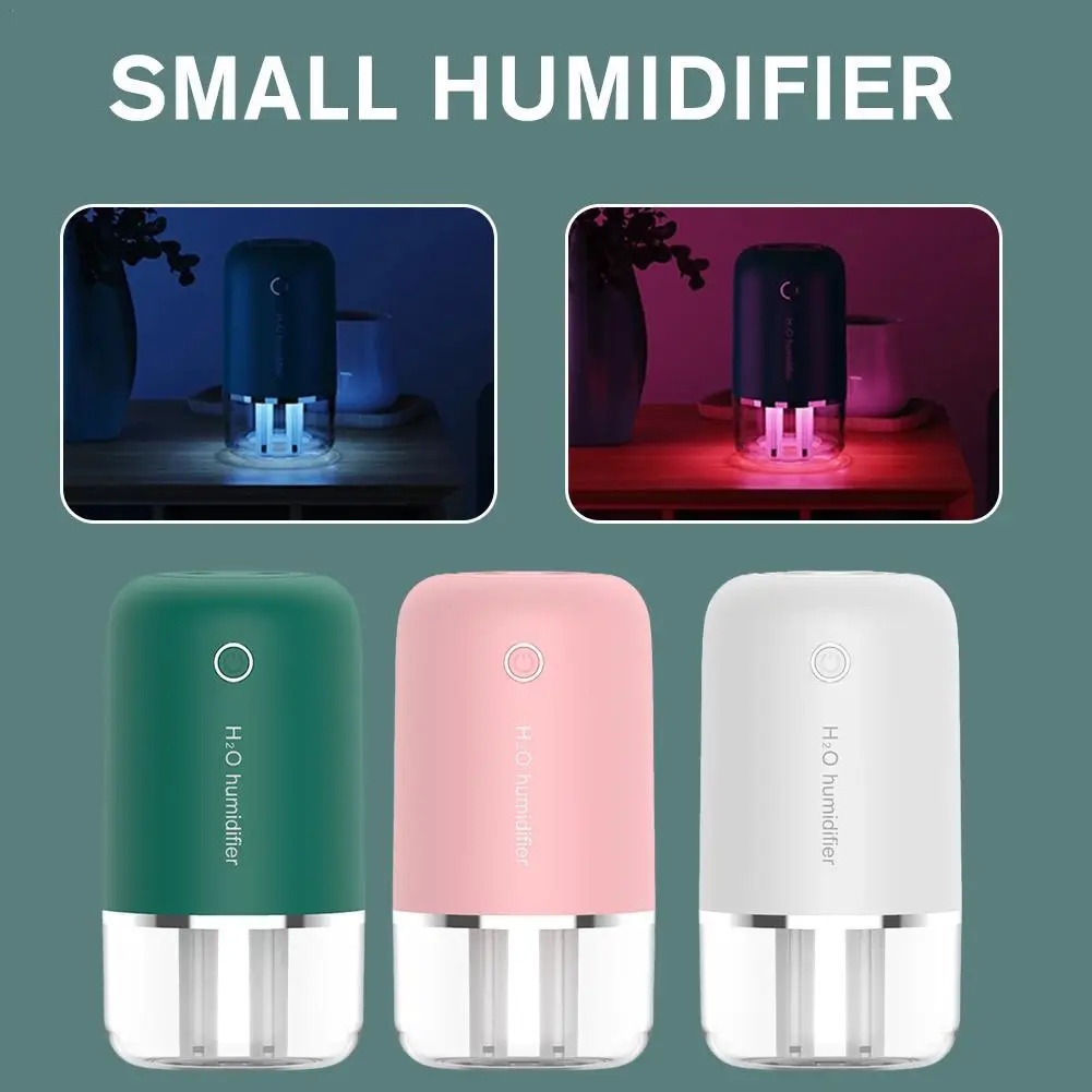 

Portable Humidifier 400ml Electric Air Humidifier Aroma Oil Diffuser USB Cool Mist Sprayer with Night Light For Home Car