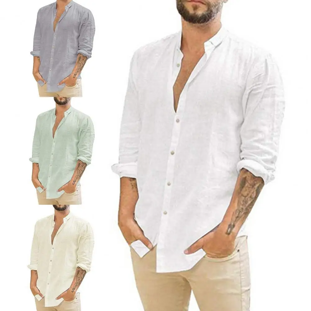 

Fashion Casual Shirt Soft Male Shirt Buttons Buttons Thin Male Shirt Skin-friendly
