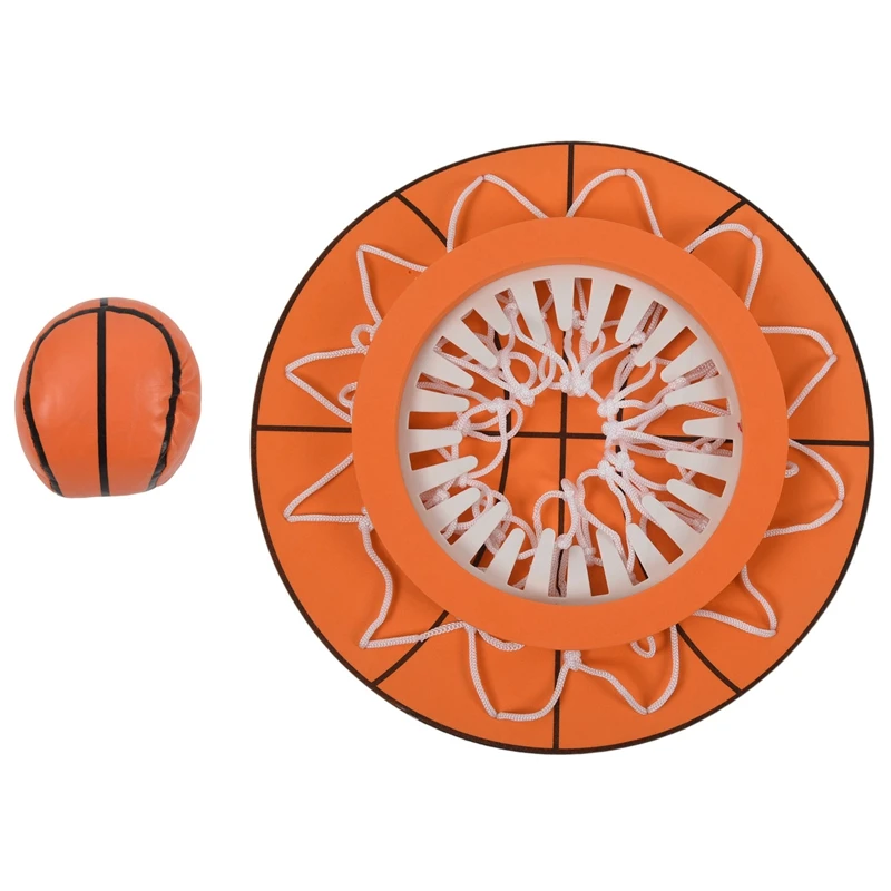 

Потолочный спортивный мини-баскетбольный обруч для детей, игрушечная игра включает баскетбольную сетку и мини-баскетбол