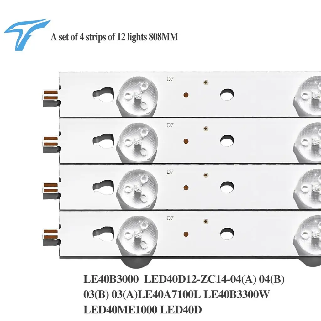 Светодиодная лента для подсветки Haier 40 дюймов 4 шт. LE40A3000 LED 40D12-ZC14-04(A) 04(B) LE40B3300W LE40B3000