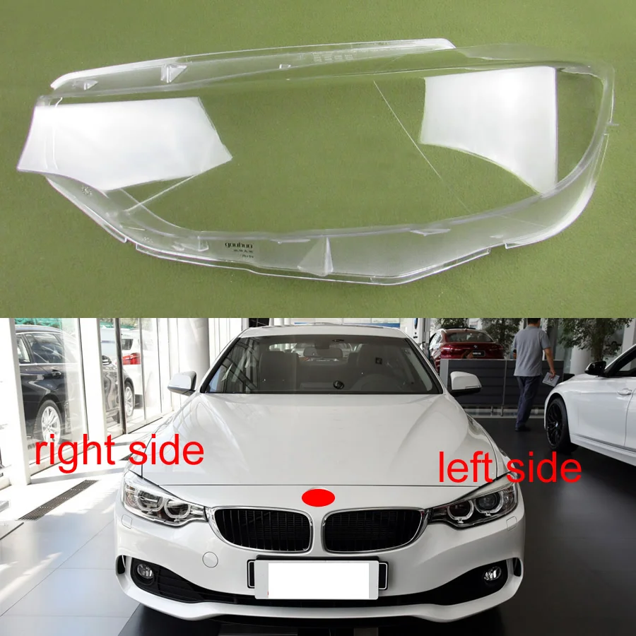 

For BMW 4 Series M4 F32 F33 F36 F82 2014-2017 Lampshade Lamp Shade Headlight Shell Transparent Headlamp Cover Lens Plexiglass