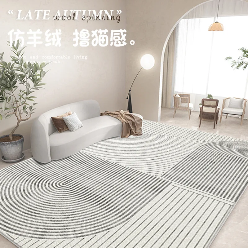 Уютный и прочный ковер из овчины-ковер с нескользящей поверхностью для дома