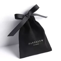 black flannel gift bags 7x9cm 11x14cm 18x30cm pack of 50 makeup eyelashes hair wigs sack jewelry suede drawstring pouch