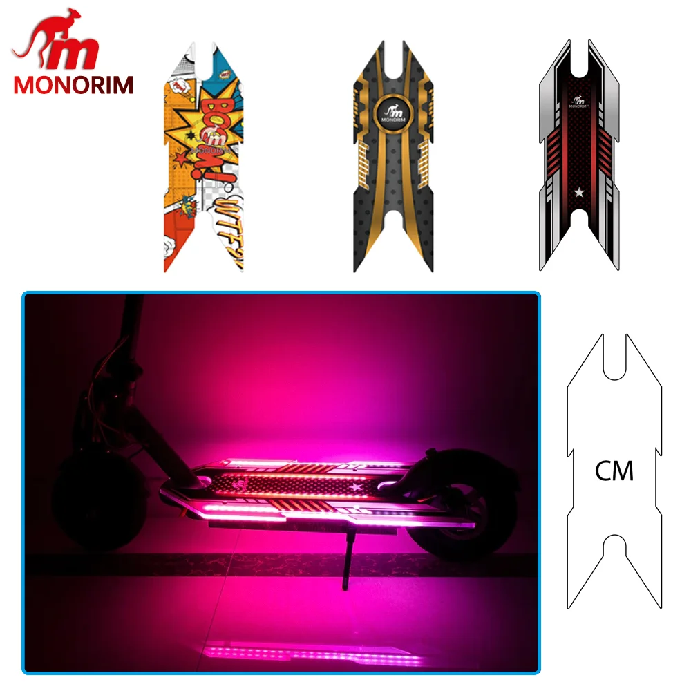 

Monorim WDL Педальная колода для Xiaomi M365 1s Электрический скутер Педальная колодка светодиодный индикатор свет с поликарбонатом Материал водонепроницаемый солнцезащитный