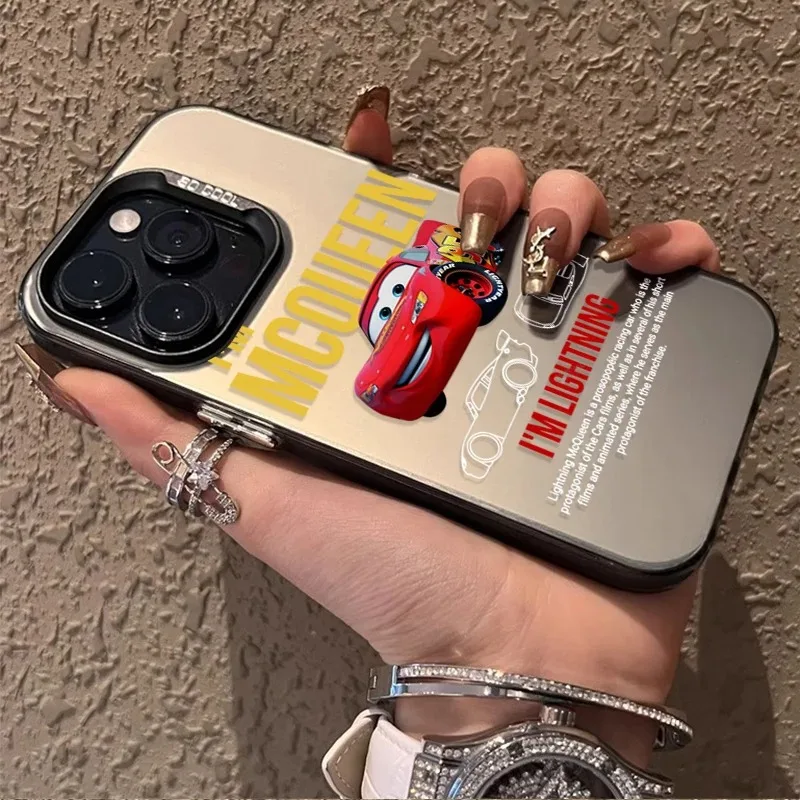Фото Чехол для телефона Cars Lightning M-McQueen для iPhone 17, 17e, 16e, 16, 15, 14, 13, 12, 11 mini, Pro, Max, X, XR, XSMAX, 8, 7, Air, Plus, матовый, противоударный №2