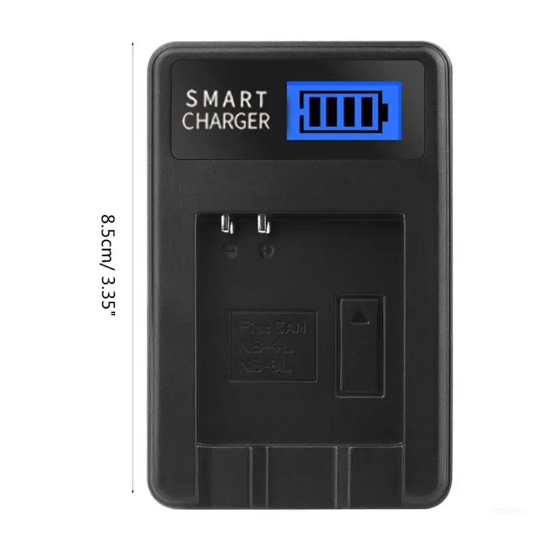 Компактное зарядное устройство для камеры из АБС-пластика с ЖК-дисплеем 50 55 60 65 80