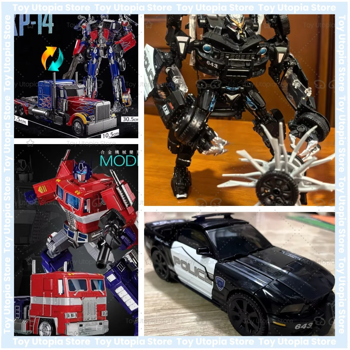 Фото Трансформируемая игрушка Prowl Barricade XP15, фигурка-робот XP14 OP Commander XP13 XP10 MPM05 LS02, модель автомобиля-трансформера из аниме №1