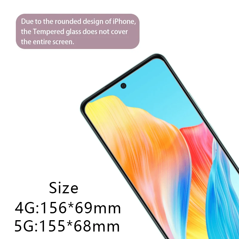 Закаленное стекло для oppo a58 чехол телефона on oppoa58 4g 5g a 58 58a a584g задняя крышка 360