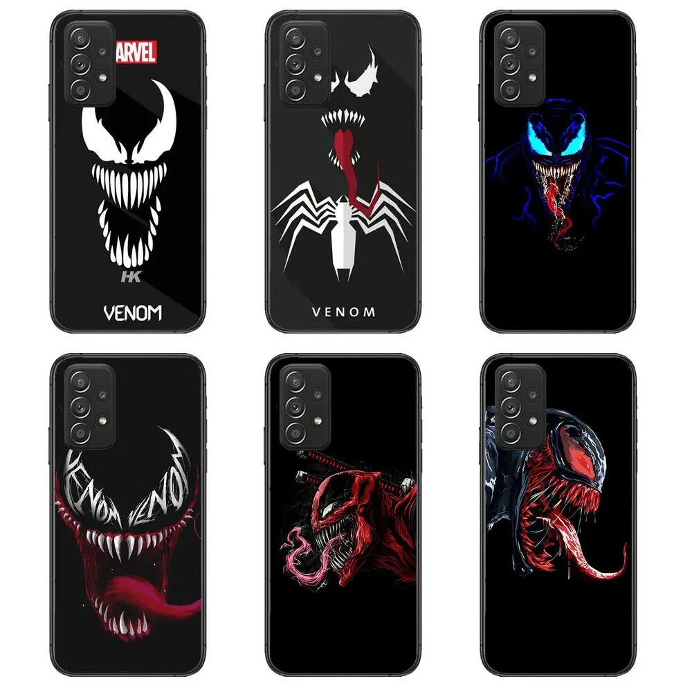 

Marvel venom for Samsung Galaxy A51 A50 A52 5G A20E A60 A20S A71 A40 A40S A90 A70 A32 A30 A70 A21S phone case