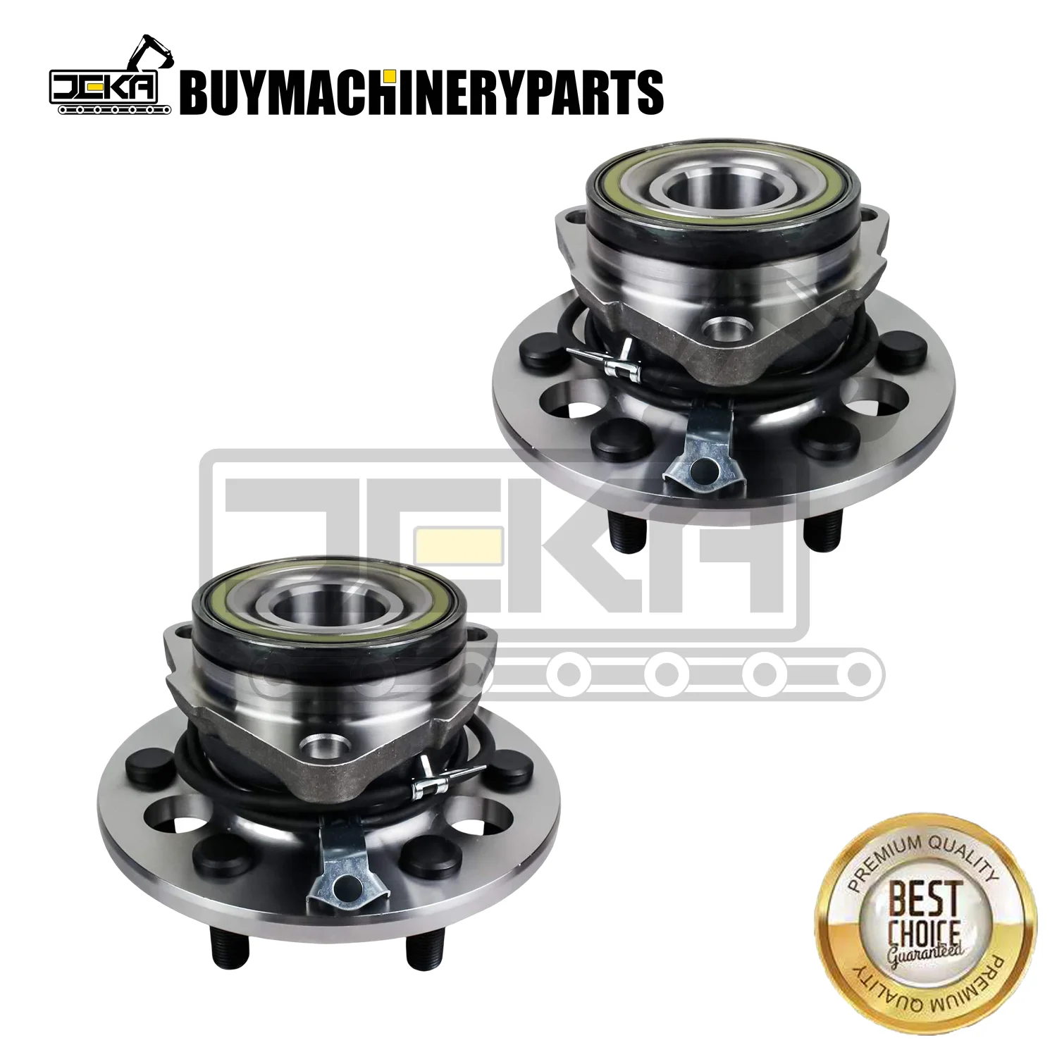 

2 Pack Front Wheel Hub and Bearing Assembly 515024 Fit for 4x4 4WD Chevy Tahoe, K1500, GMC Yukon, K2500 Suburban,6-Lug W/ABS