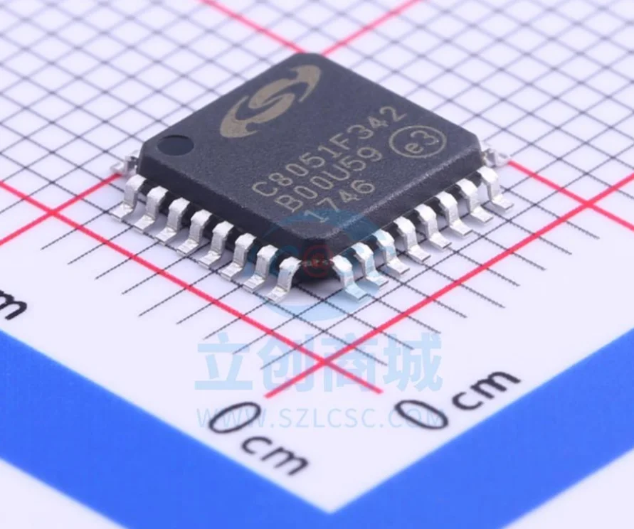 1PCS/LOTE C8051F342-GQ Package LQFP-32 New Original Genuine Processor/microcontroller IC Chip