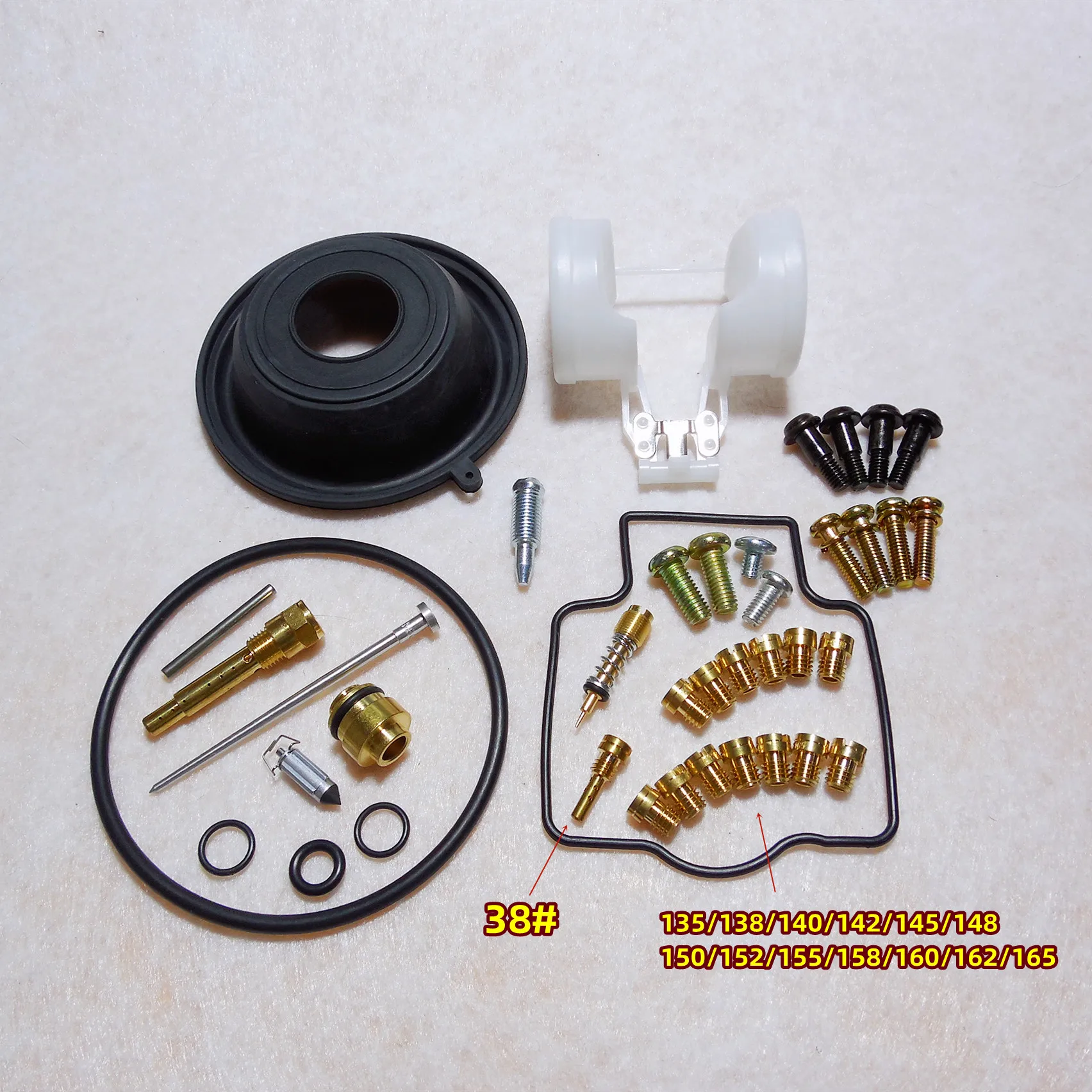 

For Kawasaki 1990-01 Ninja ZX-11/ZZR1100/ZZ-R 1100 motorcycle carburetor repair kit with vacuum diaphragm and float