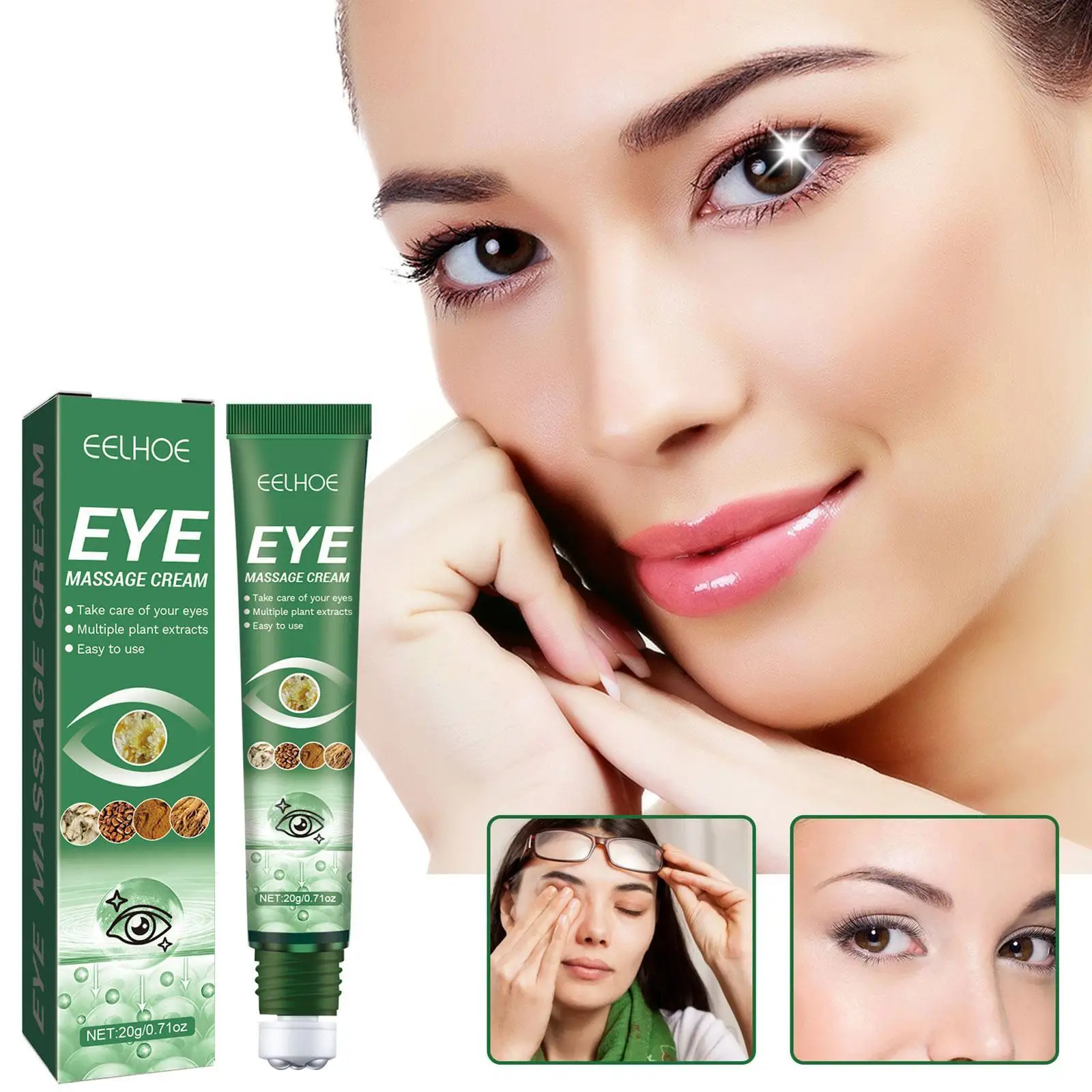 

Крем для области вокруг глаз, от Тёмных кругов и морщин, 20 г