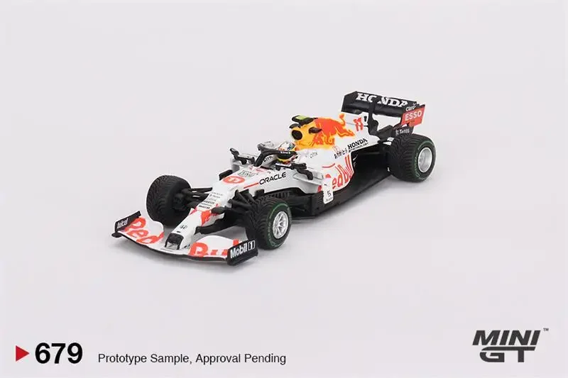 

PreSale MINI GT 1:64 2021 F1 RB Racing RB16B Turkish GP White #33 Max / #11 S.Perez Die-Cast Car Model Collection Miniature