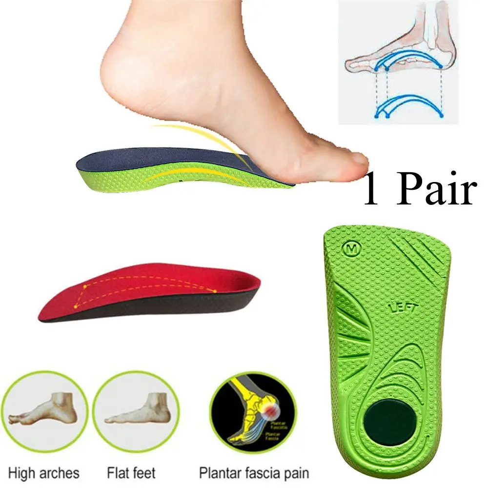 

Height Orthopedic Shoes Pad Heel Cushion Plantar Fasciitis X/O Legs Correction Arch Support Varus Orthotic Insole