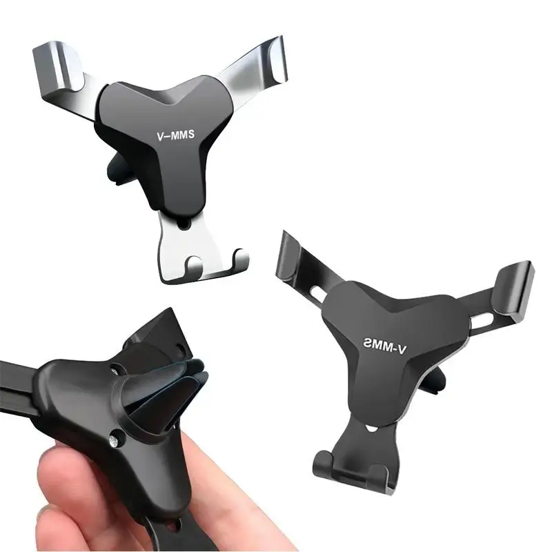 

Универсальный автомобильный держатель для мобильного телефона, гравитационная 3-точечная конструкция, автомобильный зажим для вентиляционного отверстия, стабильный Автомобильный Замок, подставка для телефона