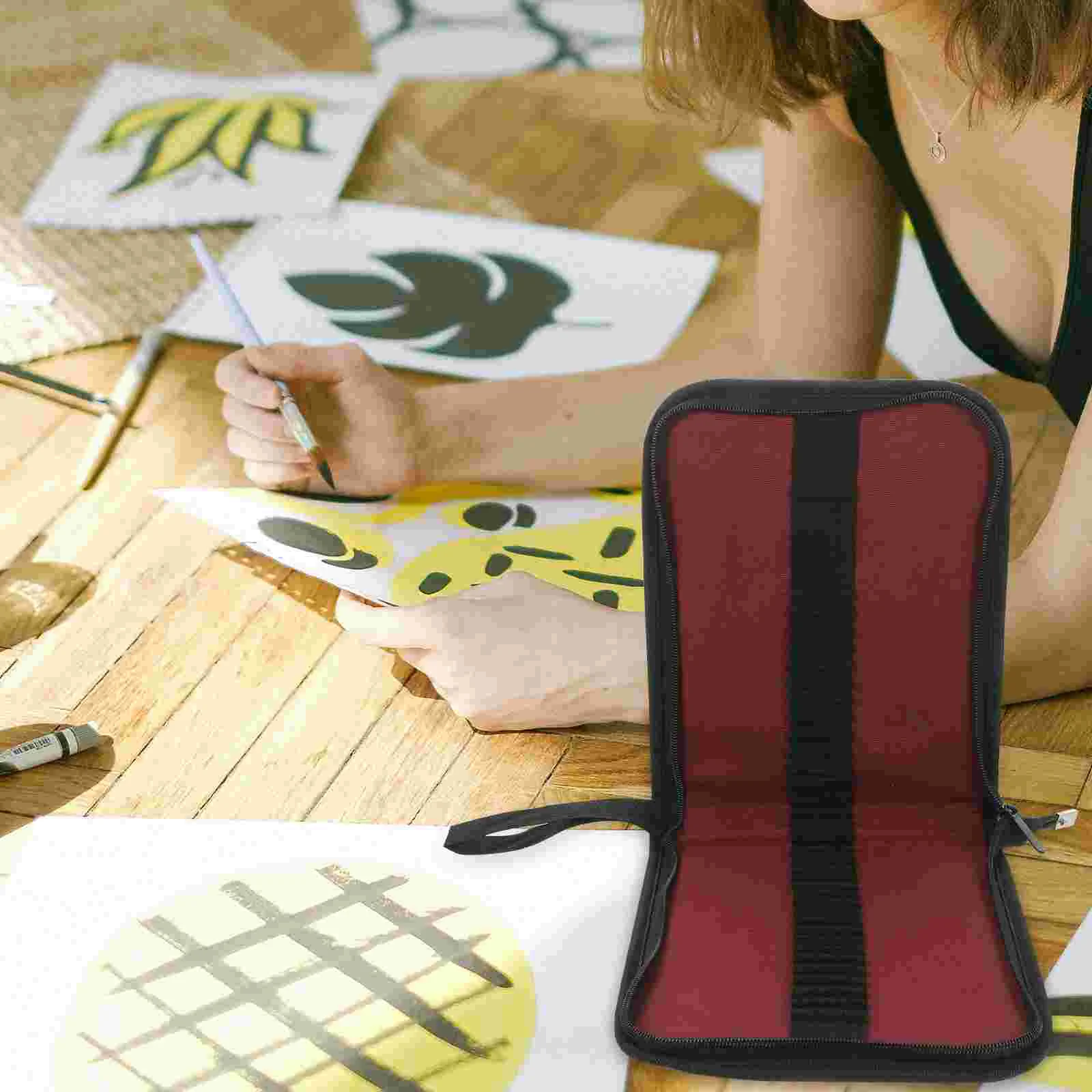 

Case Fold Wrap Stationery Roll Students Bag Canvas Pens Storage Holder Fountain