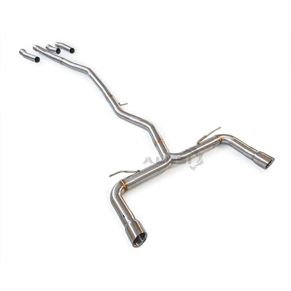 Фото Выхлопная система Catback для BMW 330i F30 2.0t 2012-2018 Высокопроизводительная выхлопная система из нержавеющей стали с задней частью без глушителя спортивный автомобиль су №3