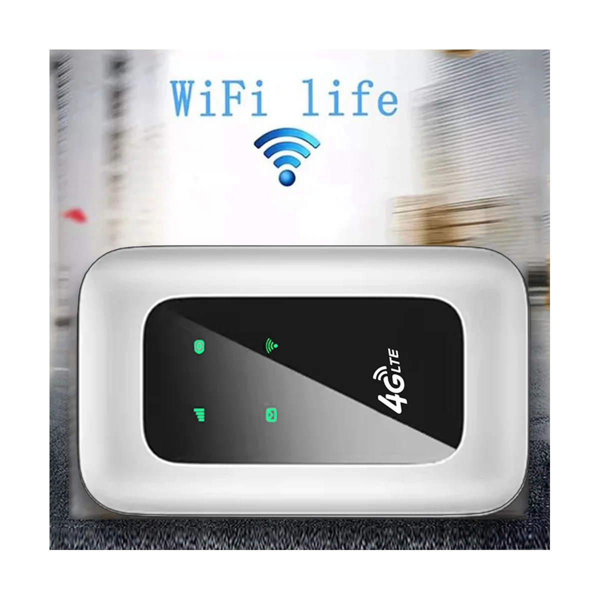 

Portable 4G MiFi 4G WiFi Router 150Mbps WiFi Modem Car Mobile Wifi Wireless Hotspot Wireless MiFi 2100MAh