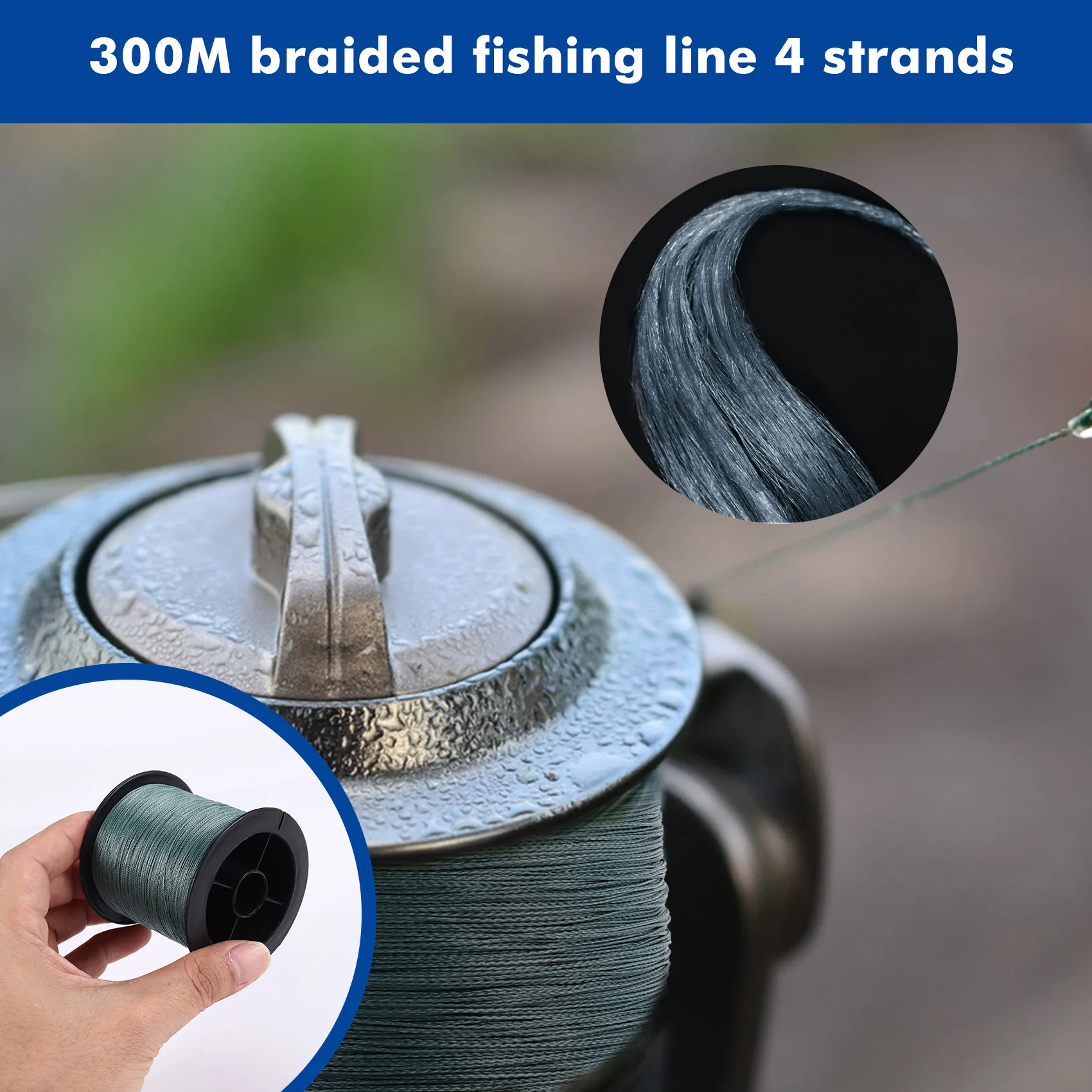 Нейлоновая оплетка рыболовный провод 30 фунтов 300 м 11 кг для приманки