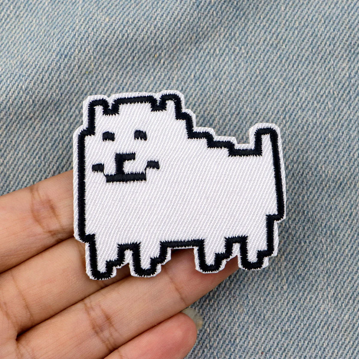 Наклейка Pixel Dog патч аппликация сделай сам наклейка для шитья одежды куртки