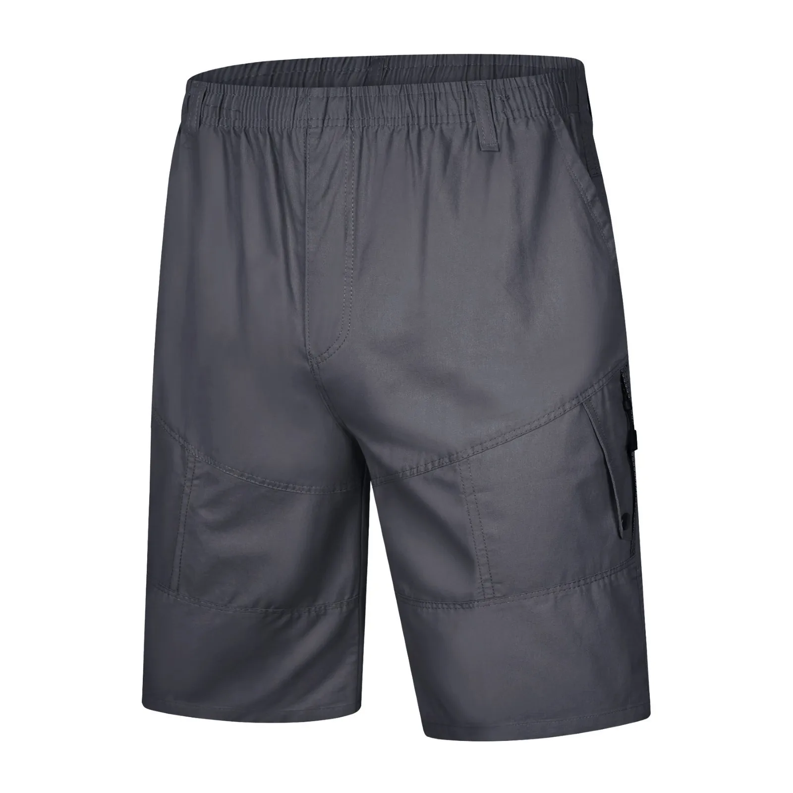 

Nomadic Traders Pants Mens Solid Color Button Plus Size Casual All Match Shorts Fashionable Woven Cargo Pants With Button