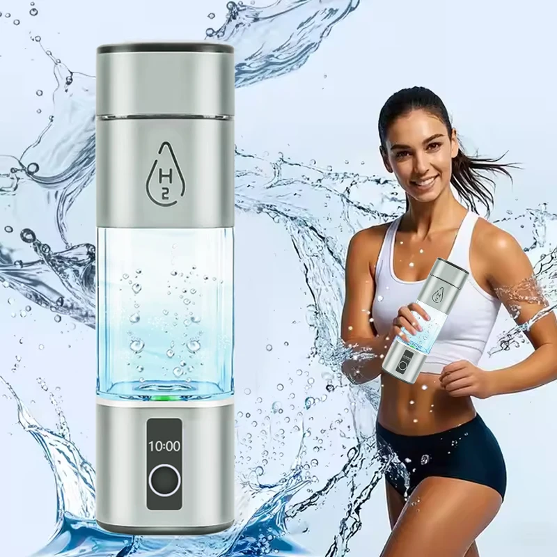 Фото Прямая продажа с фабрики, богатая водородом, генератор воды, бутылка SPE и PEM Tech 6000PPB, двухкамерный генератор, ионизатор H2, ингаляционное устройство №2