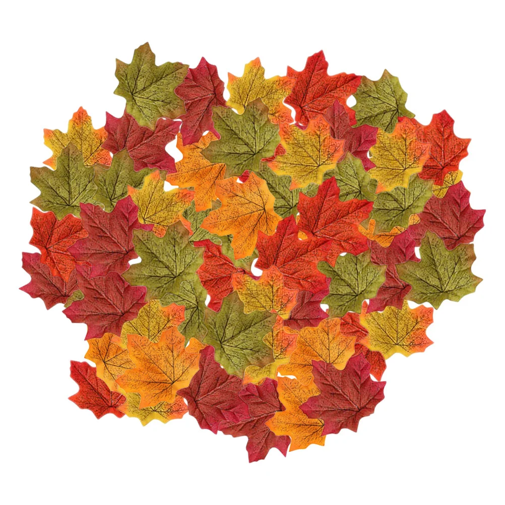 

Leaves Maple Fall Autumn Leaf Thanksgiving Fake Artificiallive Garden Outdoor Decoration Cloth Craftsfaux Garland Scrapbooking
