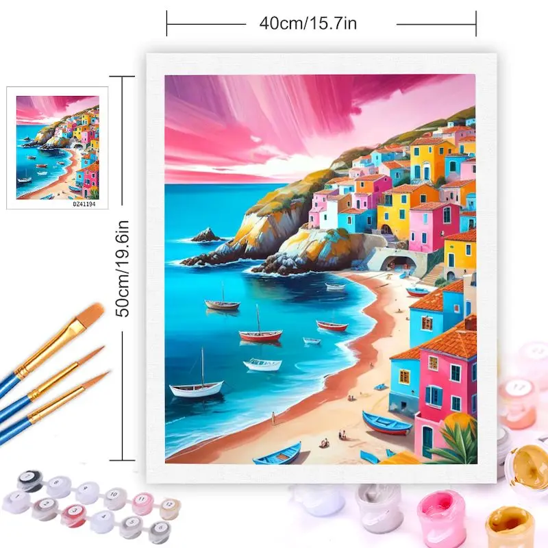 Набор для рисования по номерам на холсте 40 х50 см