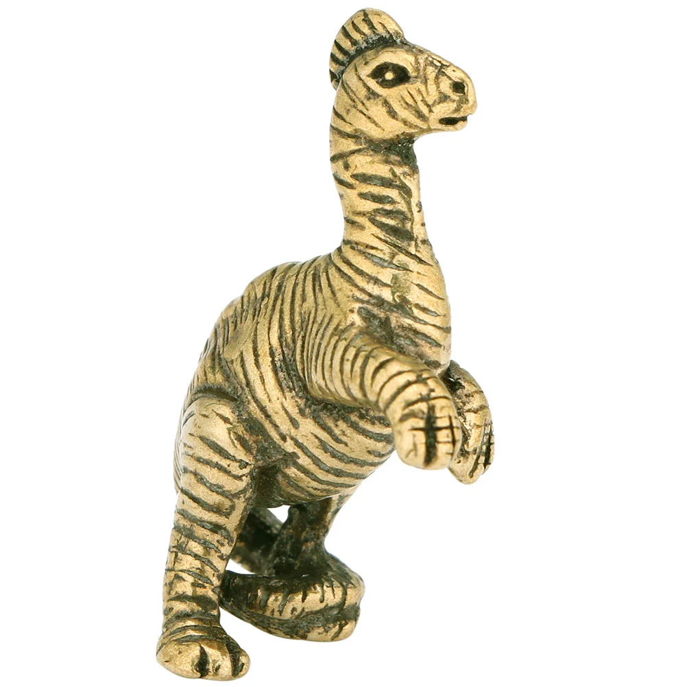 

Statue Brass Sculpture Animal Figurine Lucky Chinese Wealth Good Mini Figurines Figures Decor Fengshui Ornament Vintage Desktop