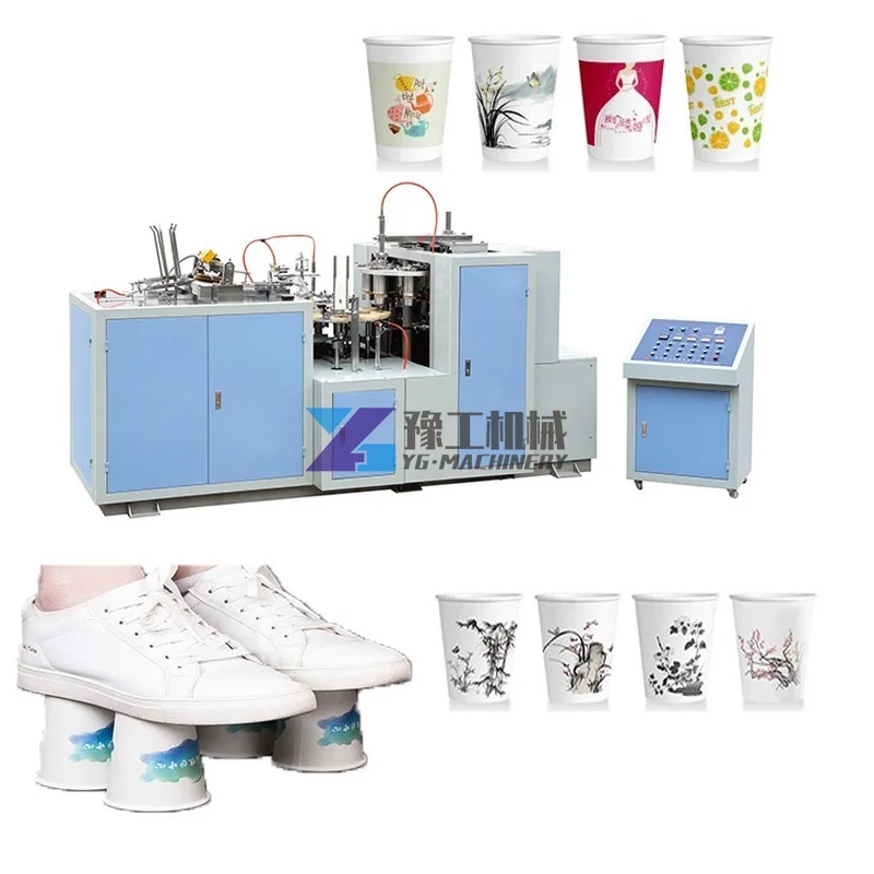 

Fully Automatic Disposable Paper Coffee Carton Cup Making Machine Whole Production Line