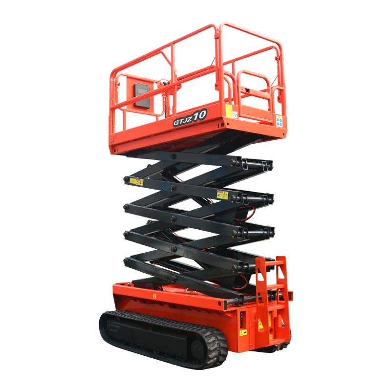 Самоходные ножницы на гусеничном ходу Kinglift подъемная нагрузка 320 кг